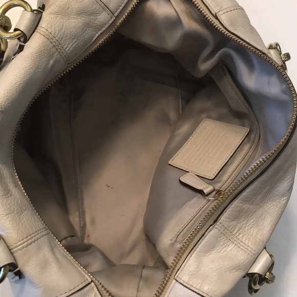 COACH Large Leather Satchel Shoulder Bag - Campbell Turnlock F25508 - Picture 11 of 11